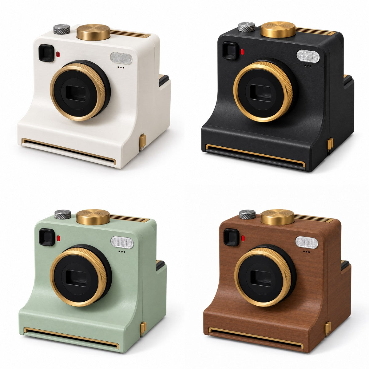 LATTECAM in Cream, Black, Sage and Walnut